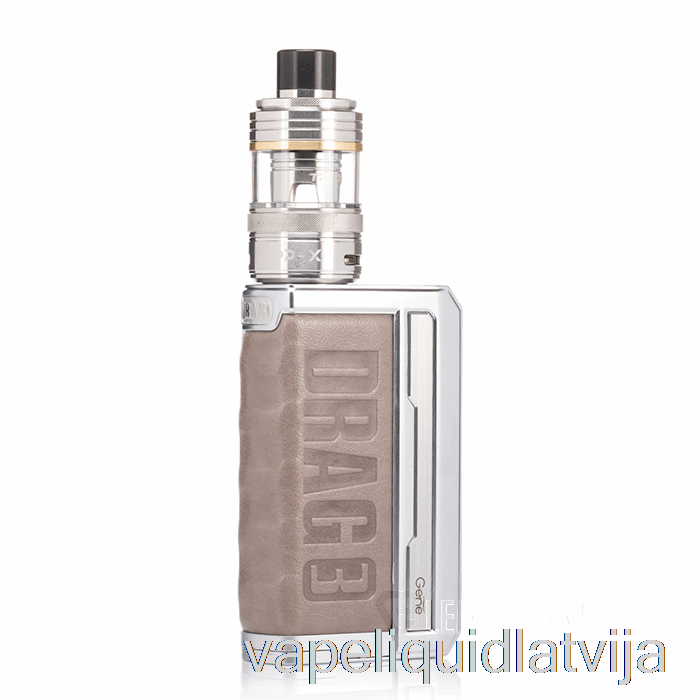 Voopoo Drag 3 177w Starta Komplekts [tpp-x] Silver Treasure Lime Vape šķidrums